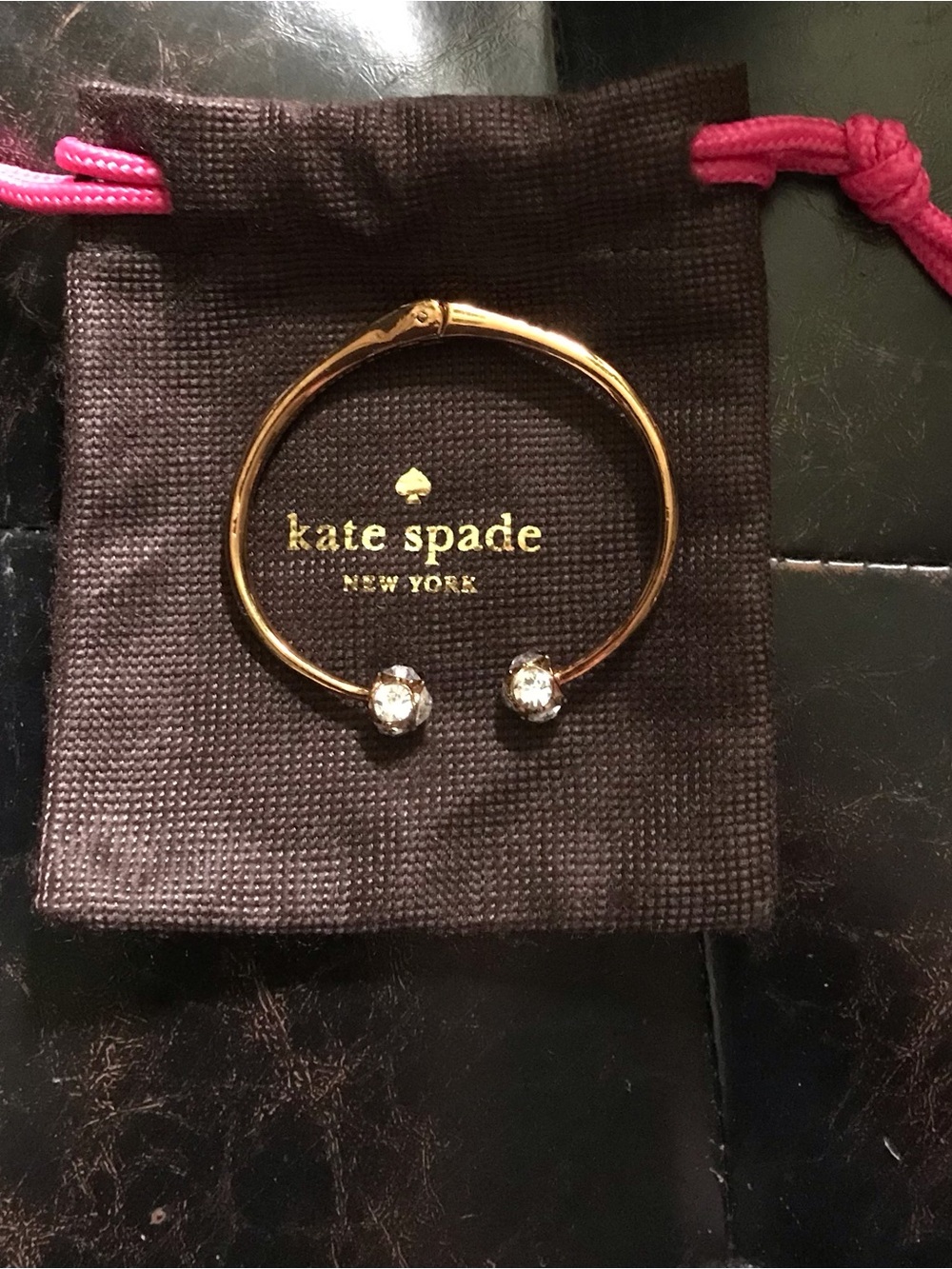 kate spade ♠️ Lady Marmalade 👑 Gold-tone Open Bangle